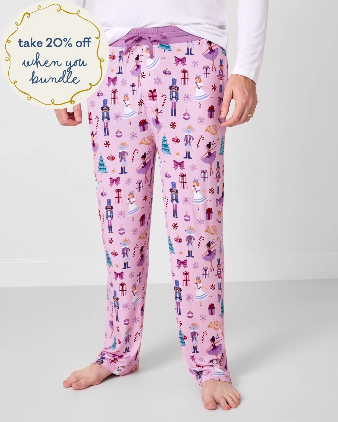 Nutcracker Ballet Men's Pajama Pants | Little Sleepies