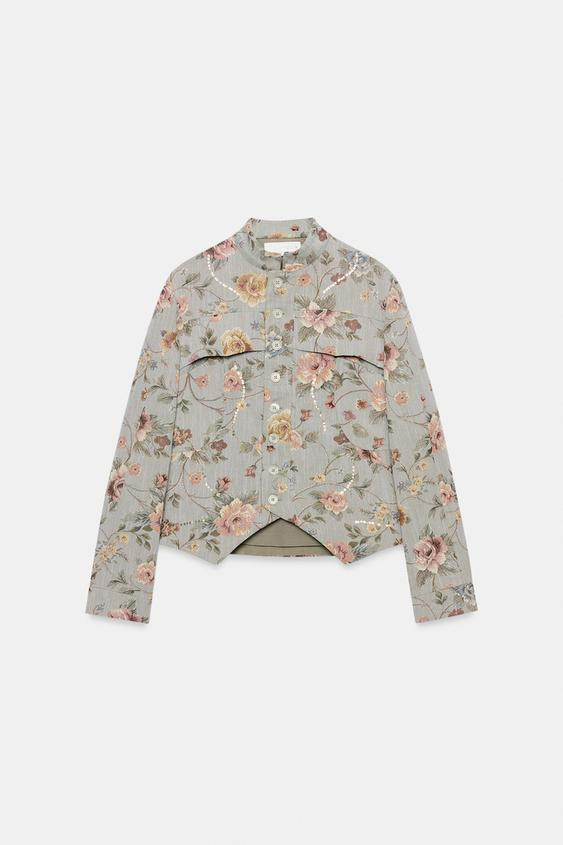 ZW COLLECTION JACQUARD BLAZER | Zara NL