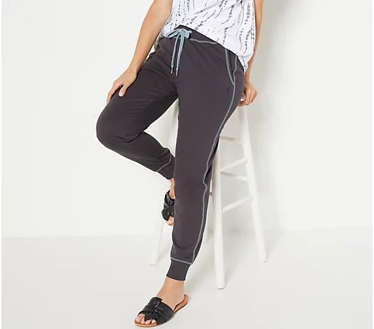 Seed to Style Organic Cotton French Terry Jogger - QVC.com | QVC
