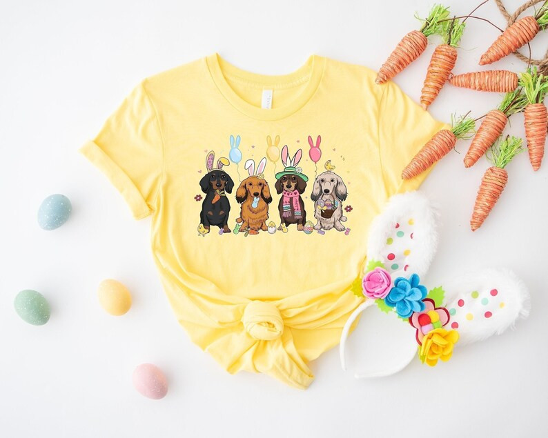 Dachshund Easter Day Sweatshirt, Dog Lover Gift, Easter Day Shirt, Easter Day Sweater, Dog Mom Gi... | Etsy (US)