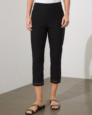 Brigitte Fringe Hem Slim Crops | Chico's