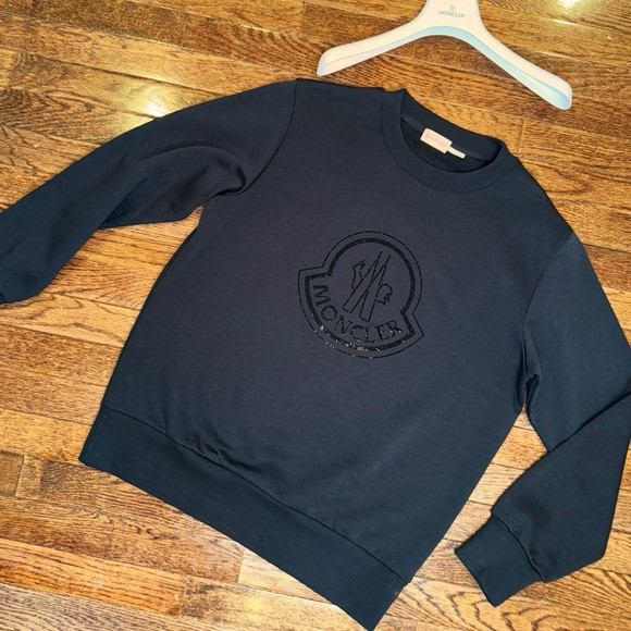 Moncler Crystal Logo Sweatshirt | Poshmark