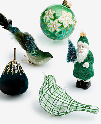 Holiday Lane Enchanted Emerald Ornament Collection, Macy's Exclusive - Macy's | Macy's