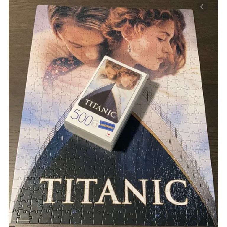 Adult Games 500-Piece Jigsaw Puzzle Classic Blockbuster Movie Titanic Romantic Drama Themed Party... | Walmart (US)