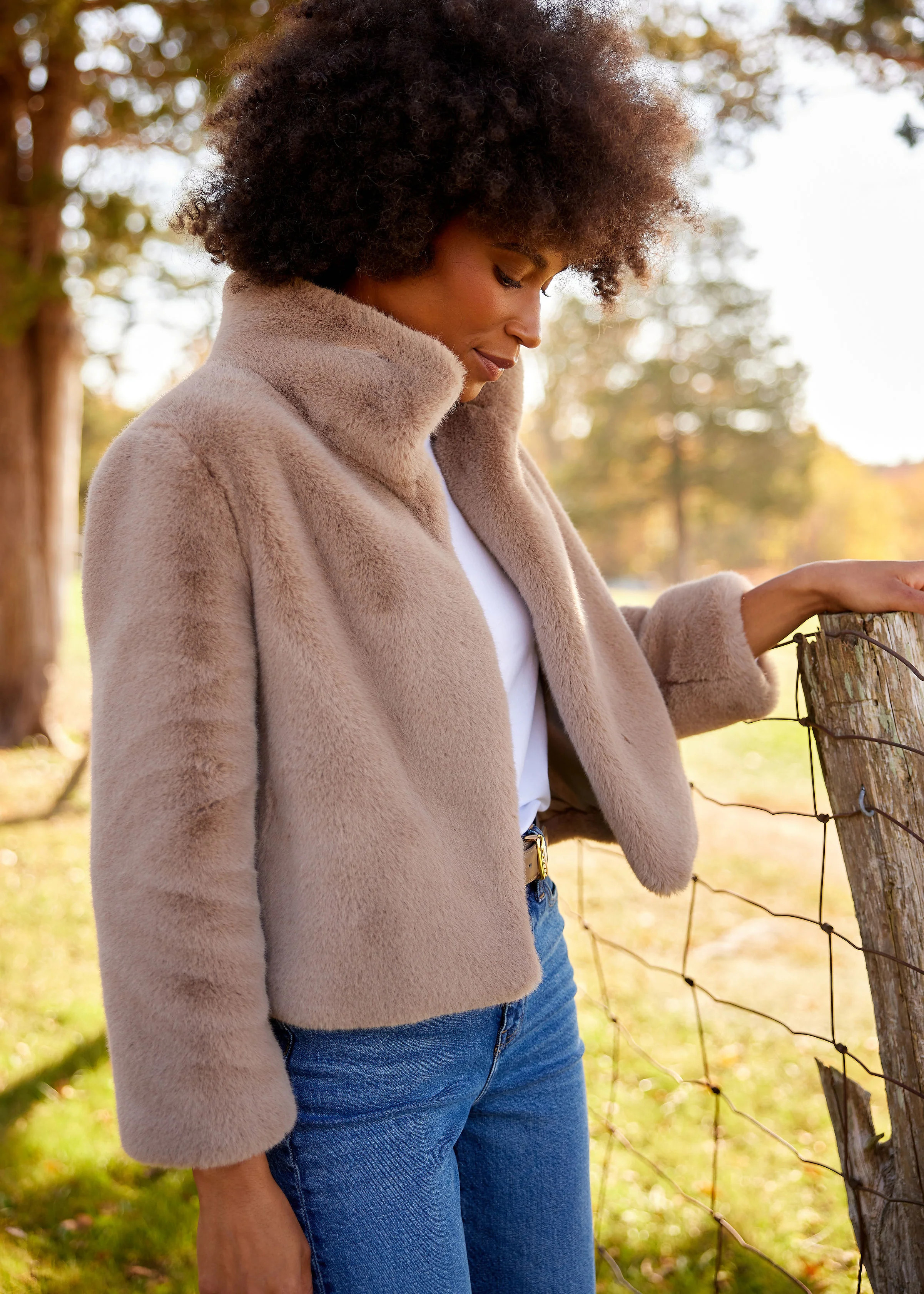The Faux Fur Jacket | Alice Walk