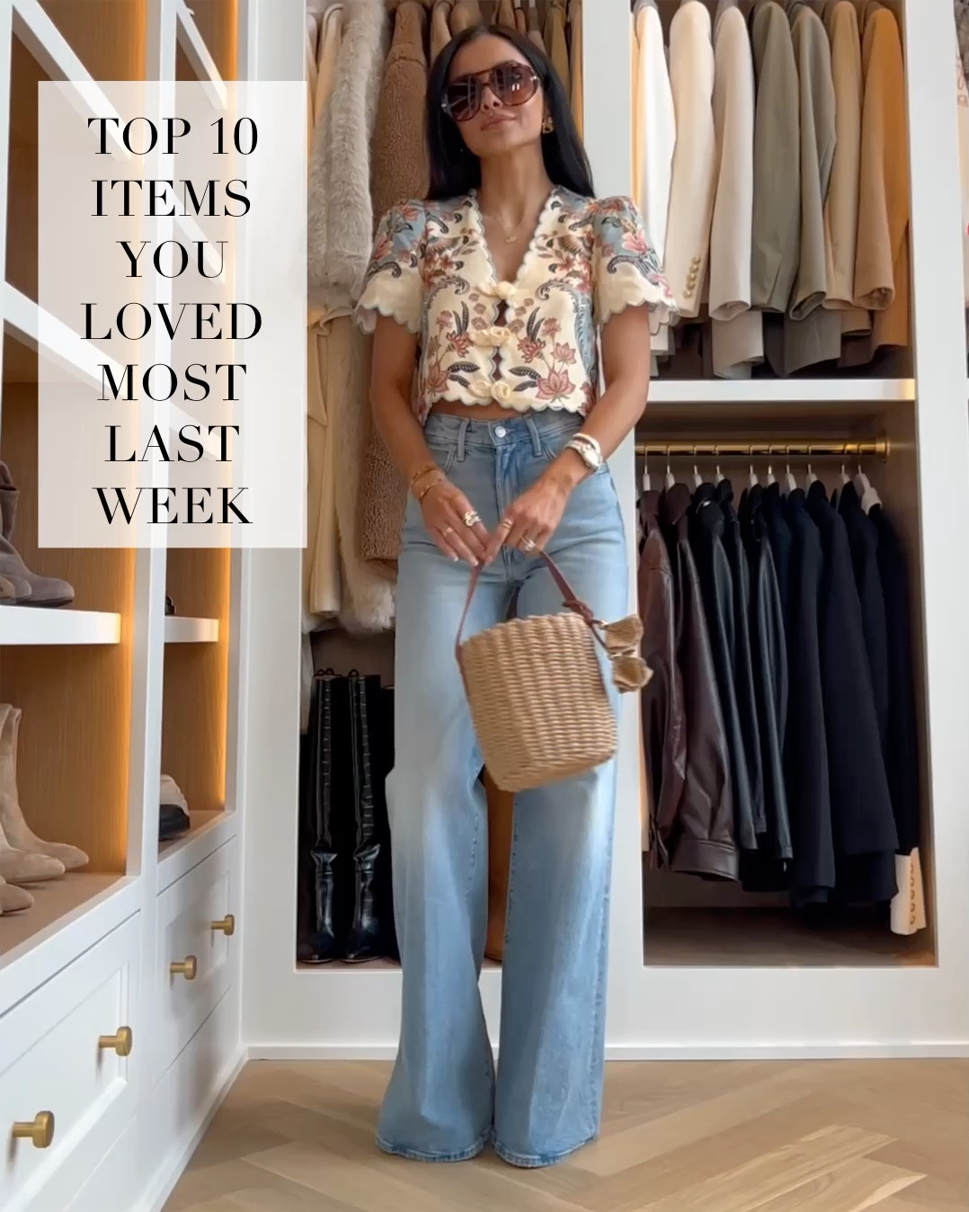 Top 10 most loved items last week
Here’s what you guys shopped for most
The most flattering light wash denim for spring wearing a 23 runs TTS
Hermes inspired sandals via Amazon run TTS
The best black jeans wearing a 24
Gucci mules / Gucci clogs run TTS
Mother lemon twist jeans back in stock wearing a 23 
Mother lasso jeans wear these instead of barrel jeans! Wearing a 24
Hermes inspired belt & bag via Amazon 
Zara trench coat going viral wearing an XS
Amazon gradient lens sunglasses that are great quality 


#LTKspringtrends #LTKootd #LTKOver40