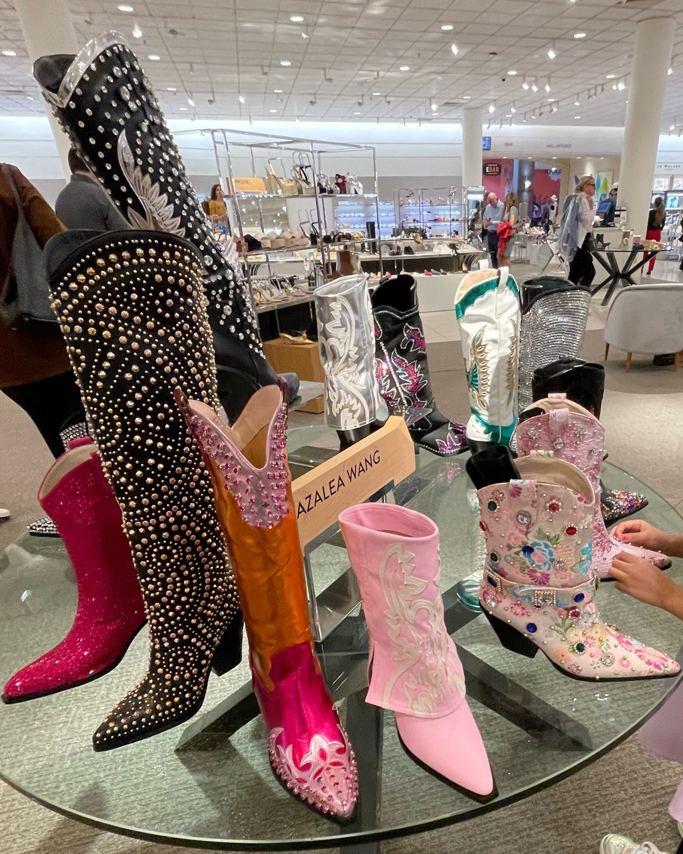 It’s Festival Season here in Houston Texas and they’ve got the best blinged out boots, studs, metallics, and bright pops of pink orange and fuschia leathers for spring. These incredible designer boots are studded and bejeweled all over and are actually affordable! 

Cowgirl up! These boots are perfect for a rodeo western themed party or your next country concert event! 

#LTKSeasonal #LTKshoecrush #LTKstyletip