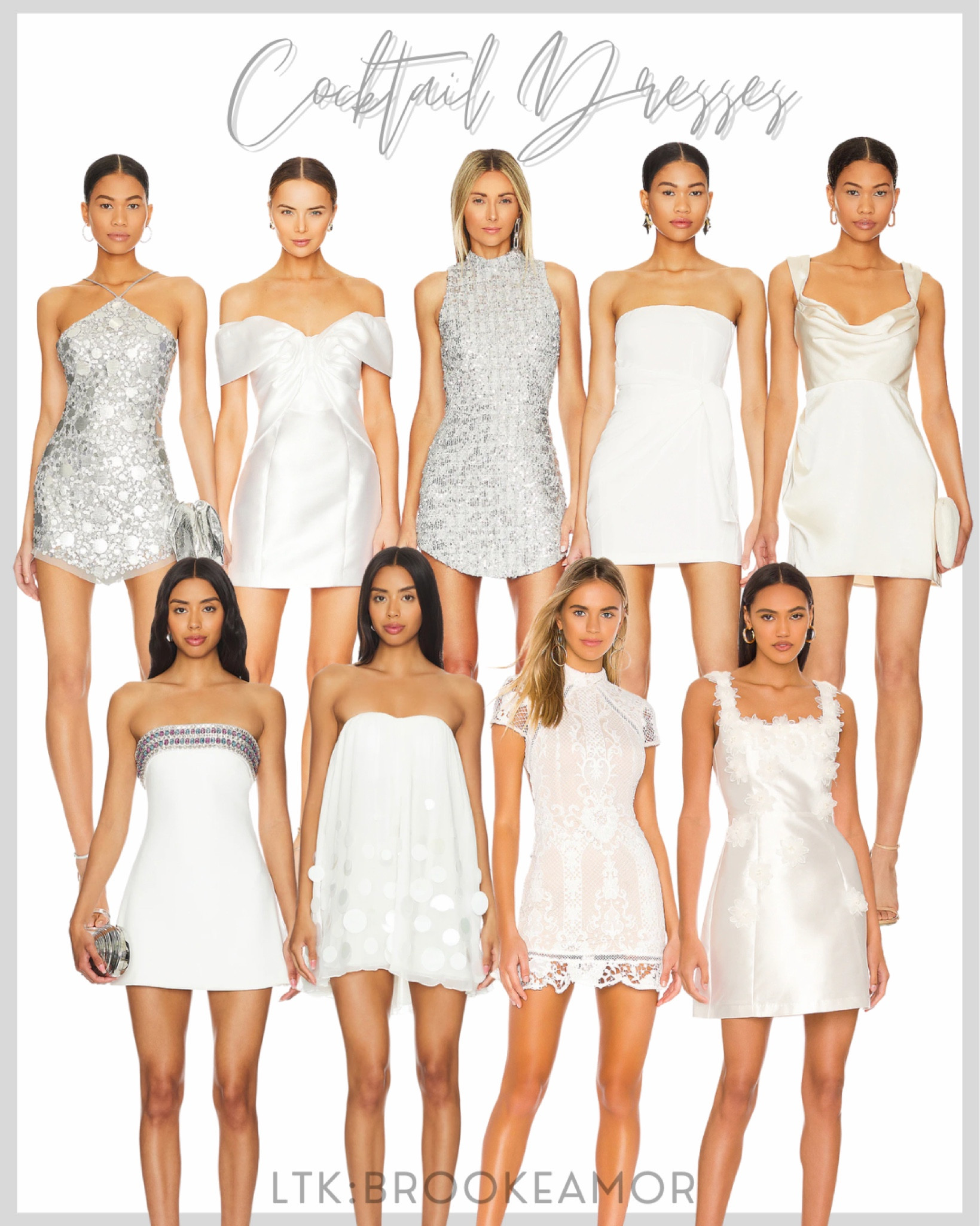 Silver and White cocktail dress/ semi-formal dress inspo!

#LTKWedding #LTKStyleTip #LTKU