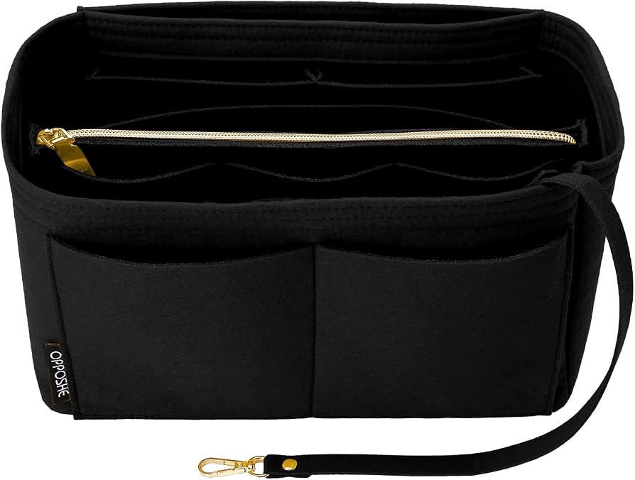 OPPOSHE Purse Organizer Insert for Handbags, Softened Felt Bag Insert Organizer for Tote, Handbag... | Amazon (US)