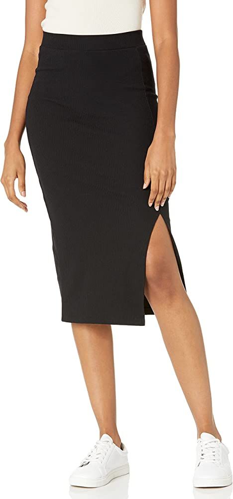 The Drop Women's Veronique High Waist Slit Skirt | Amazon (US)