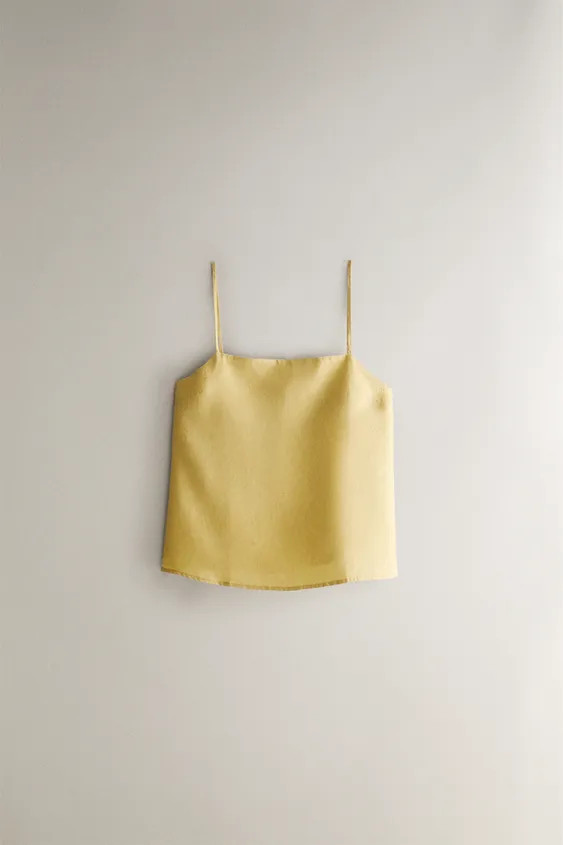 LINEN TOP | Zara UK