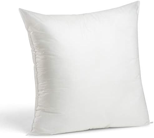 Foamily Throw Pillows Insert 24 x 24 Inches - Bed and Couch Decorative Pillow - Made in USA - Bed... | Amazon (US)