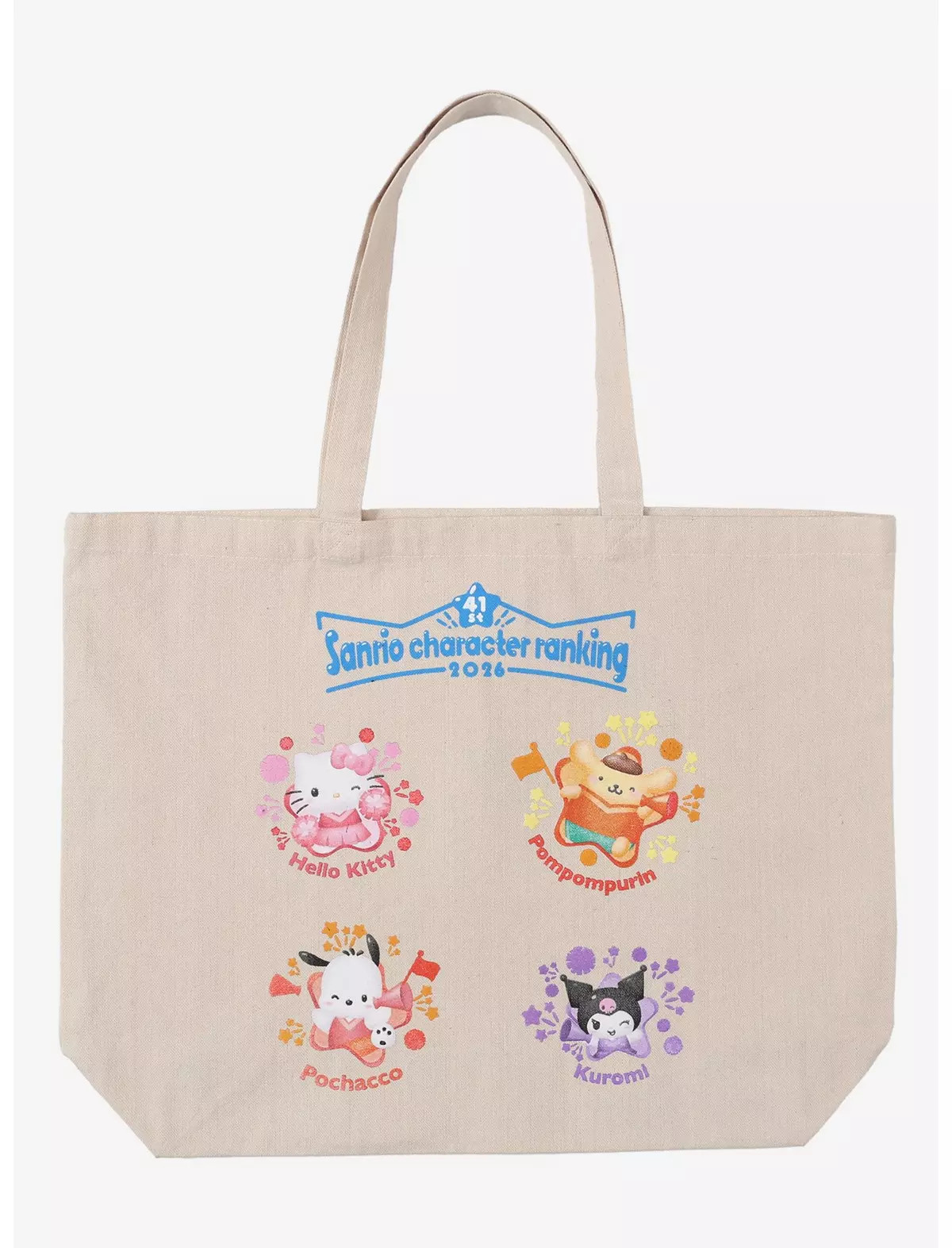 Sanrio Character Ranking 2026 Tote Bag | Hot Topic | Hot Topic
