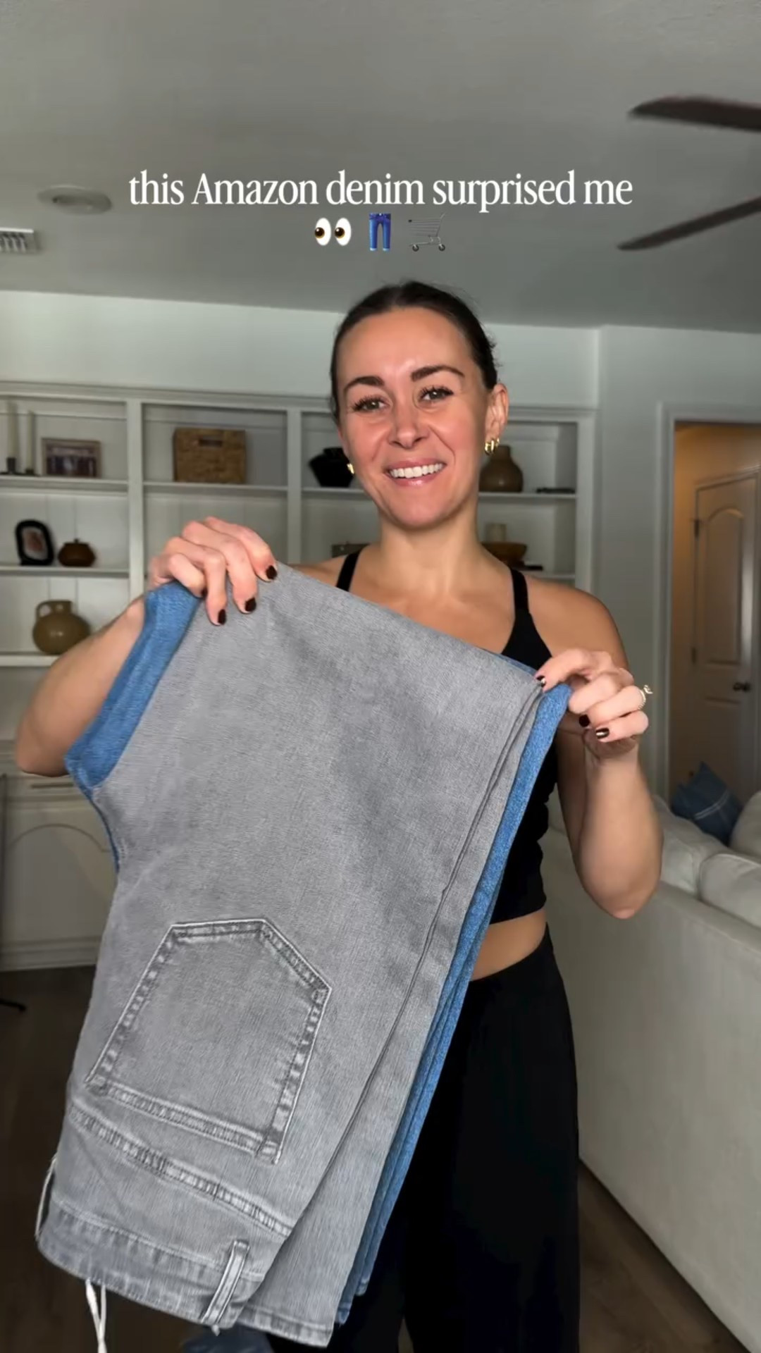 Two jeans. Two totally different vibes. 
🤫 both under $40!!!

🤍 Straight leg in the perfect grey wash
💙 Wide leg in classic denim with an adjustable waist

Both fit true to size, feel comfy all day, and are easy to dress up or down.

💬 Comment “JEANS” and I’ll send you the link straight to your DMs.

#pumiey #affordabledenim #momstyle mom jeans | affordable denim | straight leg jeans | wide leg jeans | pumiey jeans | under $40 outfits | mom outfit inspo | everyday denim | capsule wardrobe | casual mom style | millennial mom fashion