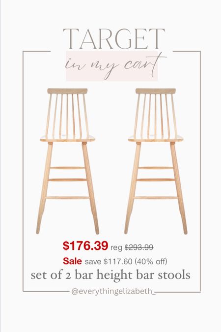 Wooden bar height bar stools on sale! Perfect for our kitchen!

Wooden stools, bar stools, kitchen stools, kitchen decor, kitchen furniture, target stools, target home

#LTKsalealert #LTKhome