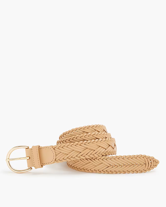 Woven leather belt | J.Crew Factory