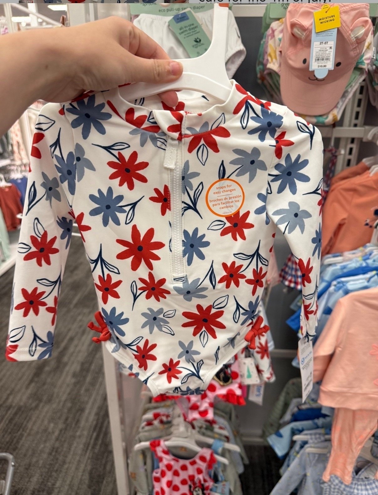 Little girls swimsuit, so so cute for the 4th of July! 
Kids swim, girls swim, baby swim, target swim, rash guard, beach, summer, pool, cruise, swimsuits for babies, target baby, target kids, target swimsuit 

#LTKSwim #LTKBaby #LTKKids