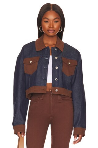 Color Block Denim Jacket
                    
                    WeWoreWhat | Revolve Clothing (Global)