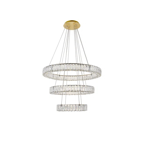 Steveson LED Crystal Chandelier | Wayfair North America