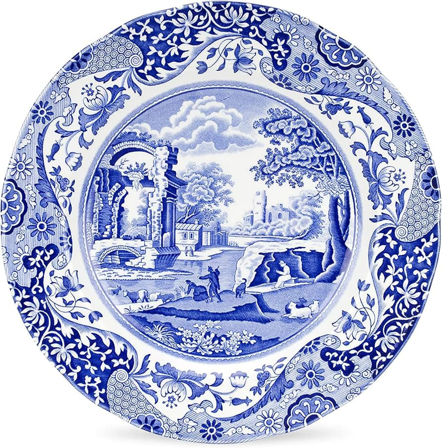 Spode Blue Italian Dinner Plates - Set of 4 (10.5 inch Dinner Plate) | Amazon (US)