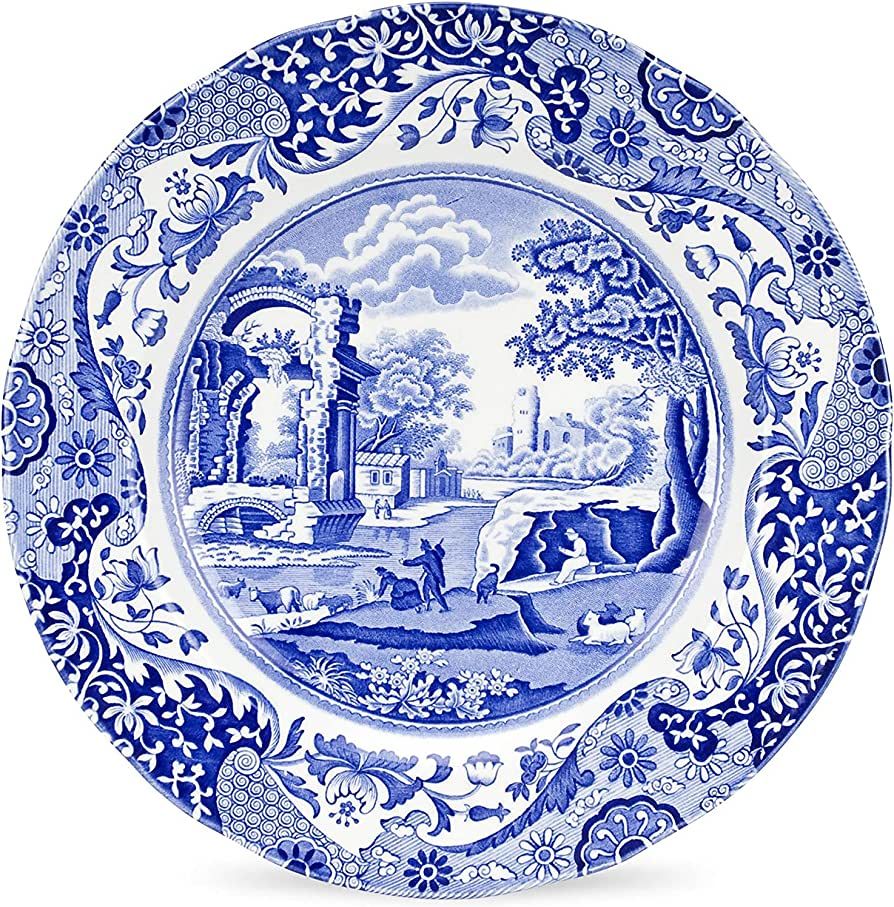 Spode Blue Italian Dinner Plates - Set of 4 (10.5 inch Dinner Plate) | Amazon (US)