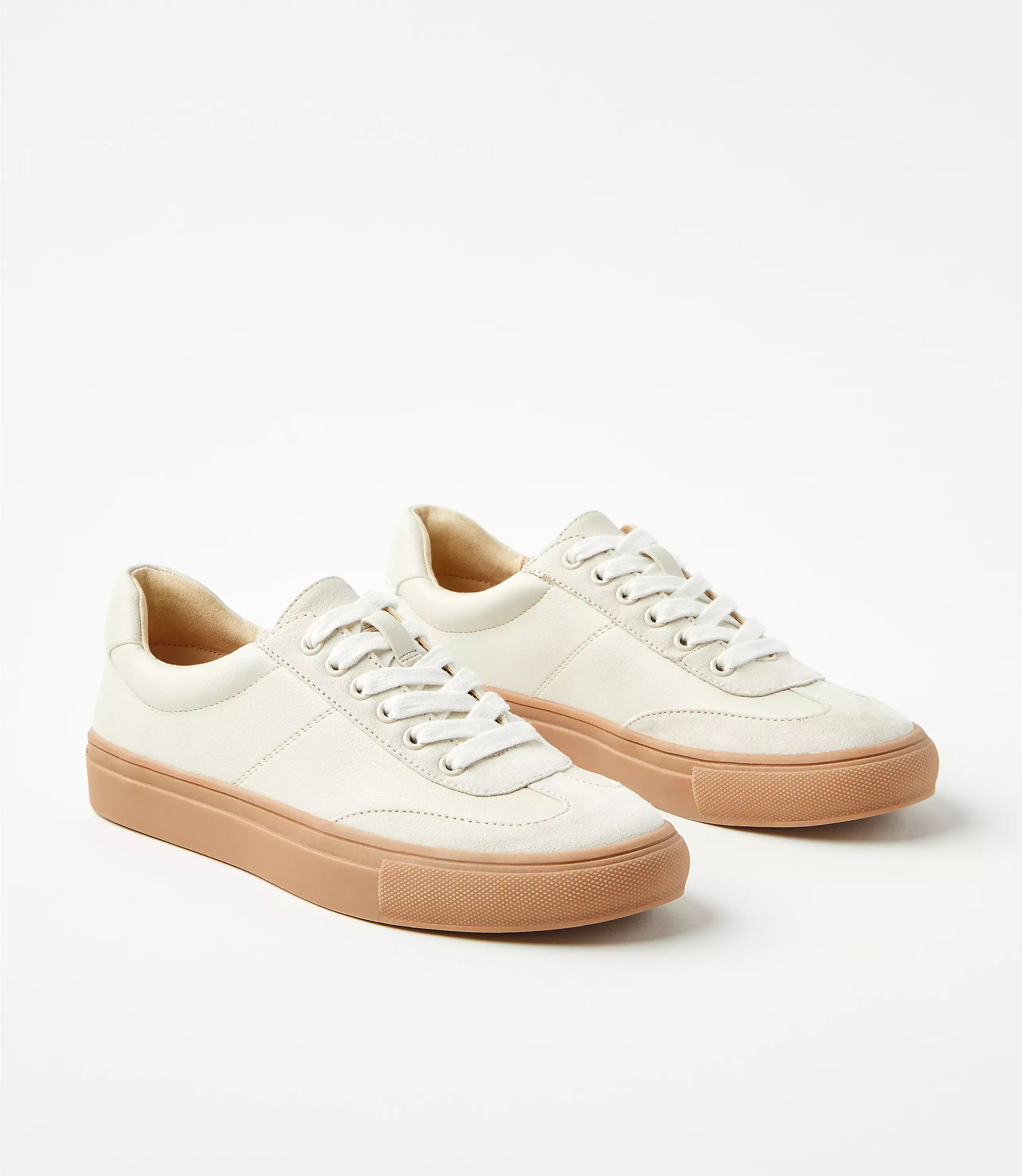 Varsity Lace Up Sneakers | LOFT