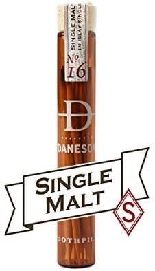 Daneson Single Malt Scotch Wood Toothpick Lightweight Portable Wooden Gift for Men With Elegant a... | Amazon (US)