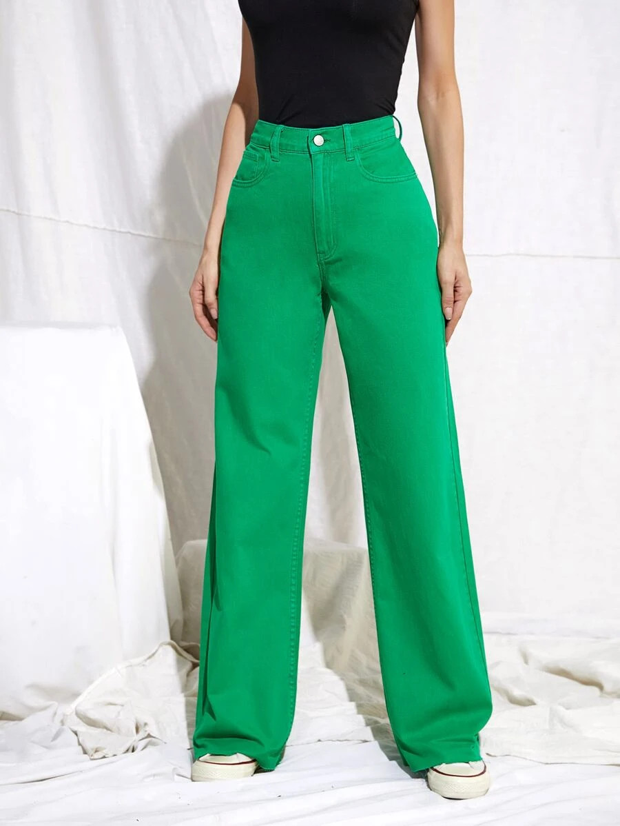 SHEIN Vintage 90s High-Waist Denim Boyfriend Fit Jeans | SHEIN