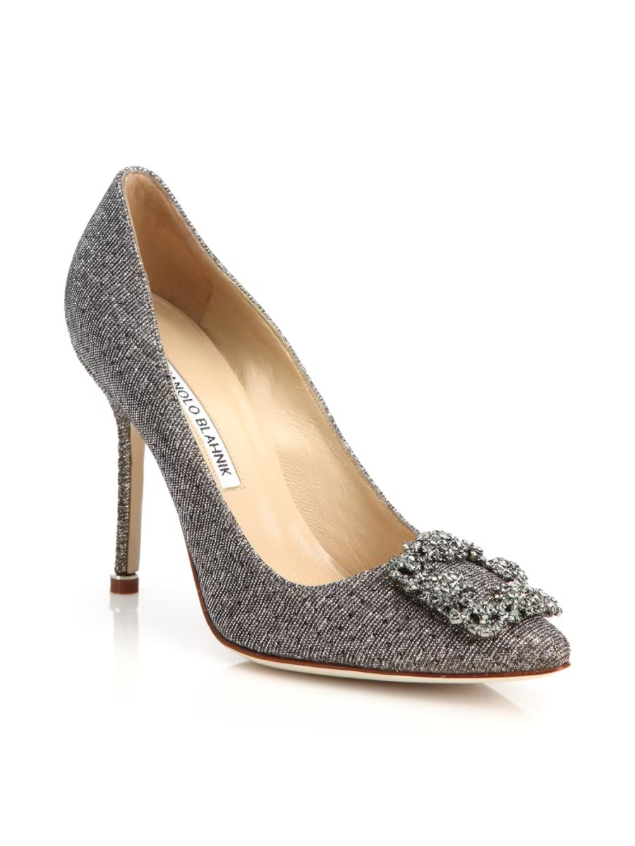 Hangisi 105MM Embellished Shimmer Pumps | Saks Fifth Avenue