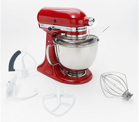 KitchenAid 5-qt 325W Artisan Stand Mixer with Flex Edge | QVC