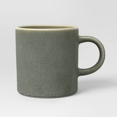 13.52 fl oz Stoneware Tilley Mug Olive Green - Threshold™ | Target