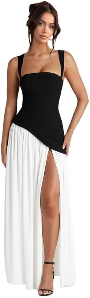 Strapless Bridesmaid Dress Pleated Chiffon Mermaid Prom Dresses Long Ruched Maxi Gown Party Dress | Amazon (US)