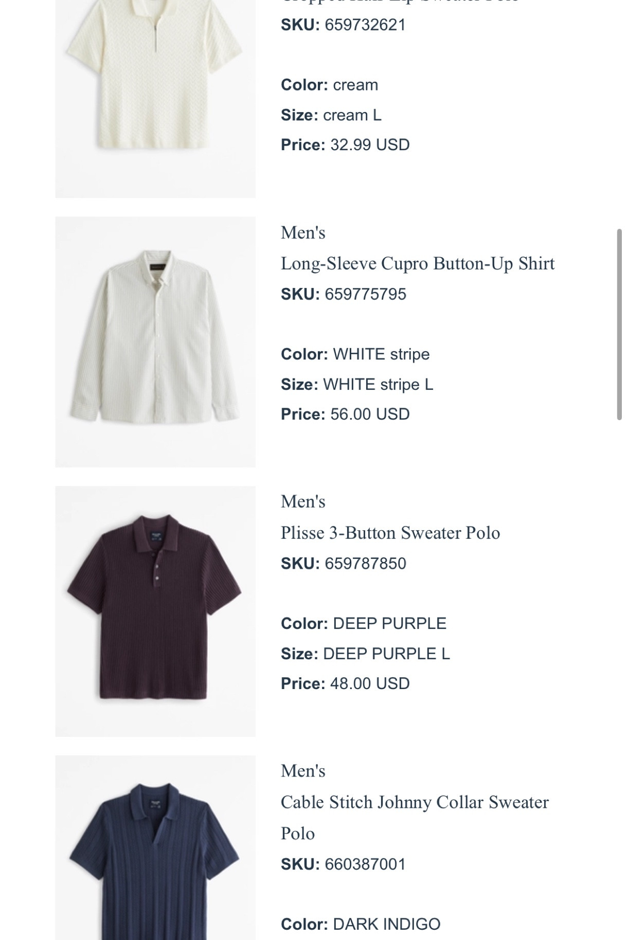 I got my husband some new work clothes! Abercrombie has amazing sweater polos and button downs perfect for the office on major sale!! Linking everything I bought below. 

#LTKSaleAlert