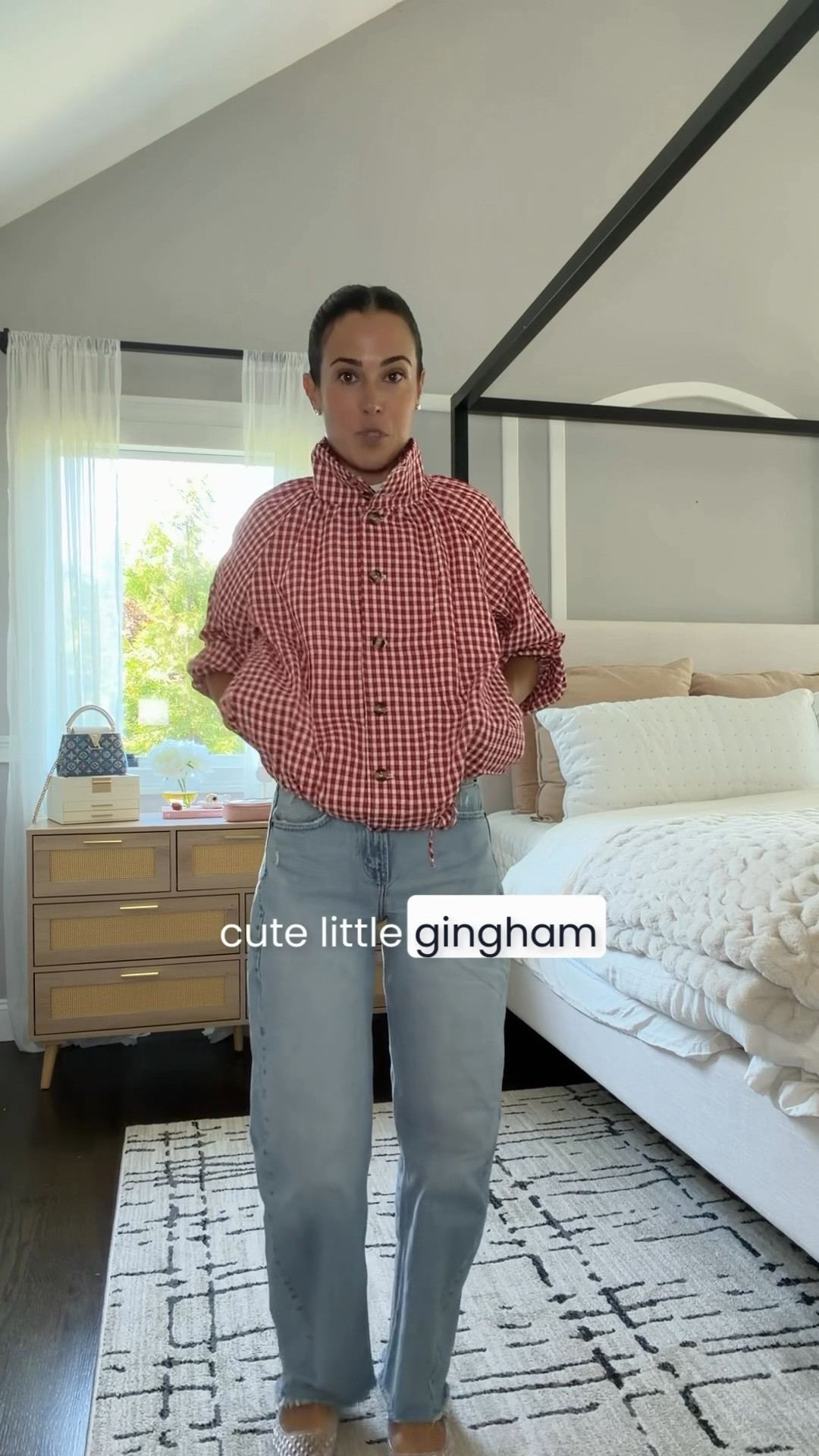 Loving these gingham jackets I’m seeing this Fall. Lightweight and so cute wearing size small

#LTKOver40 #LTKSeasonal #LTKootd