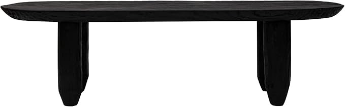 Creative Co-Op Reclaimed Pine Wood Coffee, Black, KD Table | Amazon (US)