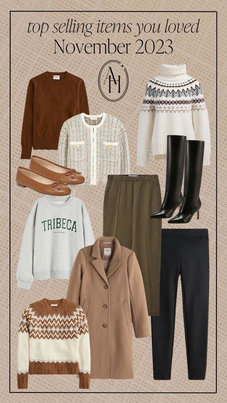 Top selling items you loved in November. From gorgeous lady jackets to cozy oversized sweatshirts, these are some of my personal most loved items too! 

#LTKSeasonal #LTKstyletip #LTKHoliday