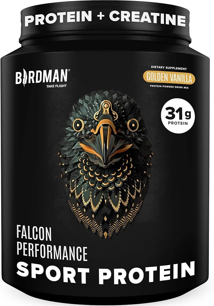 BIRDMAN Falcon Performance Vegan Protein Powder, 31g Protein, 5g Creatine, 5g BCAA, Probiotics, E... | Amazon (US)