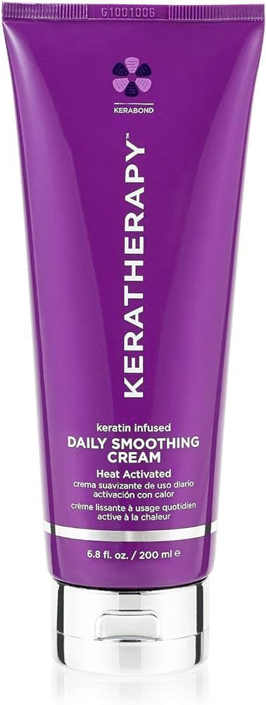 KERATHERAPY Daily Smoothing Cream, 6.8 fl. oz., 200 ml - Keratin Infused Smoothing Cream for Blow... | Amazon (US)