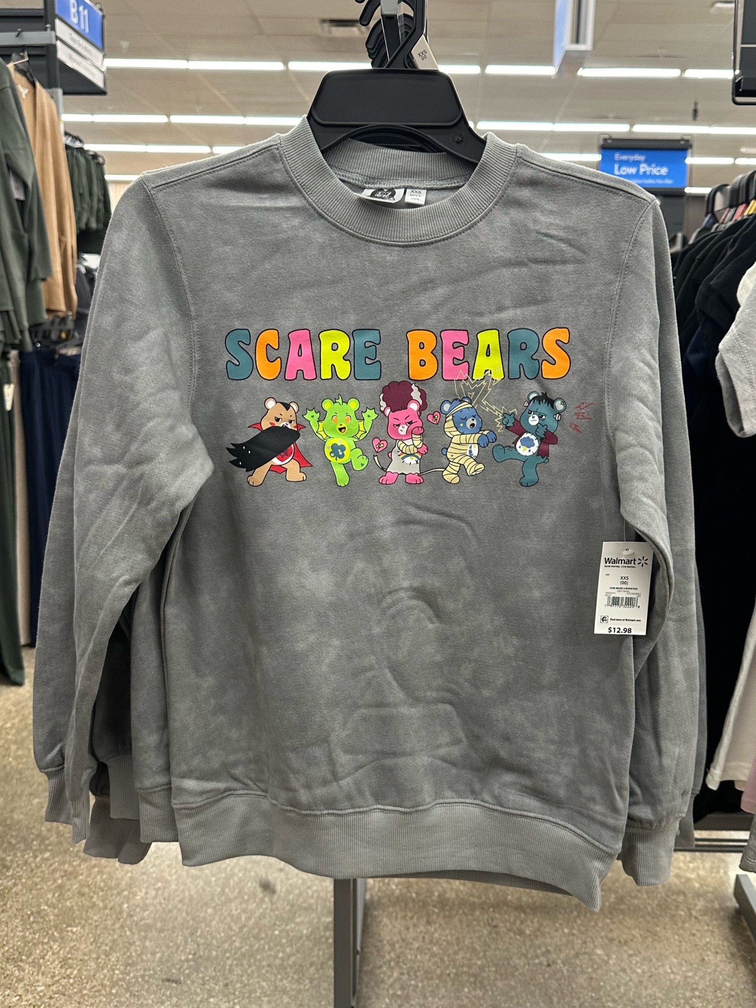 Another really cute Halloween sweatshirt! Scare Bears! Cute Care Bears in their Halloween costumes! I sized way up to the XL for a roomier fit.

Walmart fashion, Walmart finds, Halloween shirt, Halloween inspo, Halloween outfit 

#LTKFindsUnder50 #LTKStyleTip #LTKSeasonal