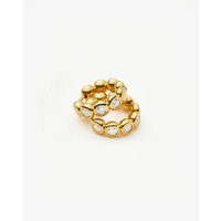 Tennis Small Hoop Earrings | 18k Gold Plated Cubic Zirconia | Missoma US