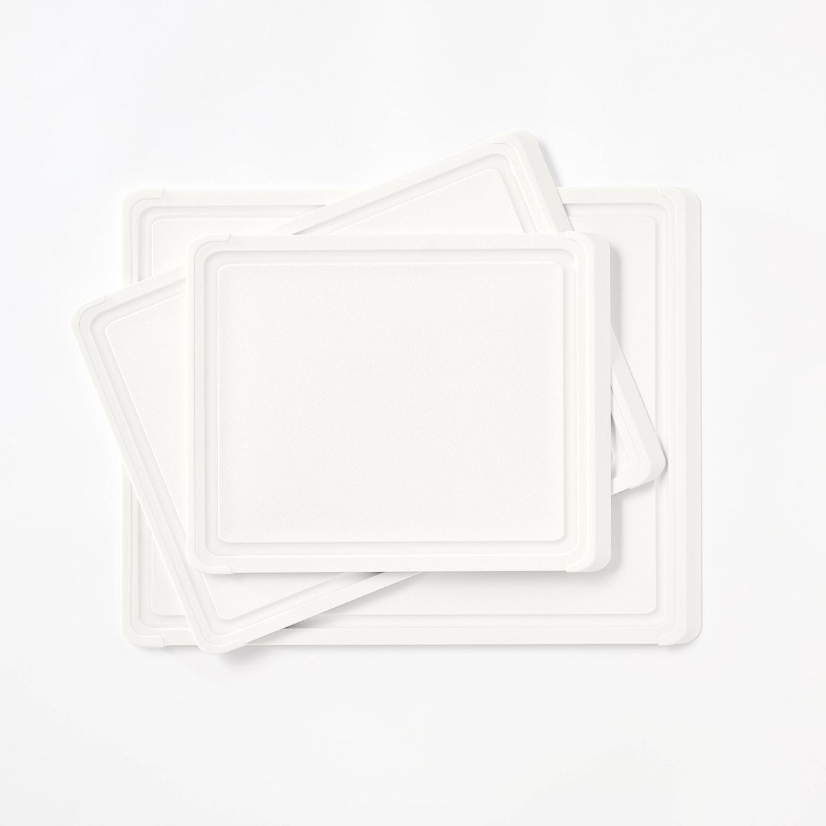 3pc Nonslip Recycled Poly Cutting Board Set Vintage Cream - Figmint™ | Target