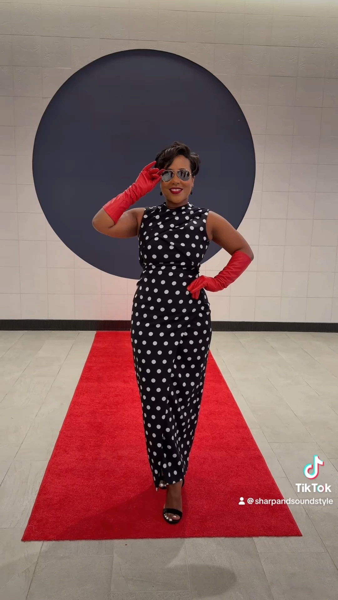 Strike a pose. Love how this polka dot maxi dress was perfect for a night out to see the Devil Wears Prada 2 but also great for a cocktail party or evening out!

#LTKOver40 #LTKMidsize #LTKSeasonal