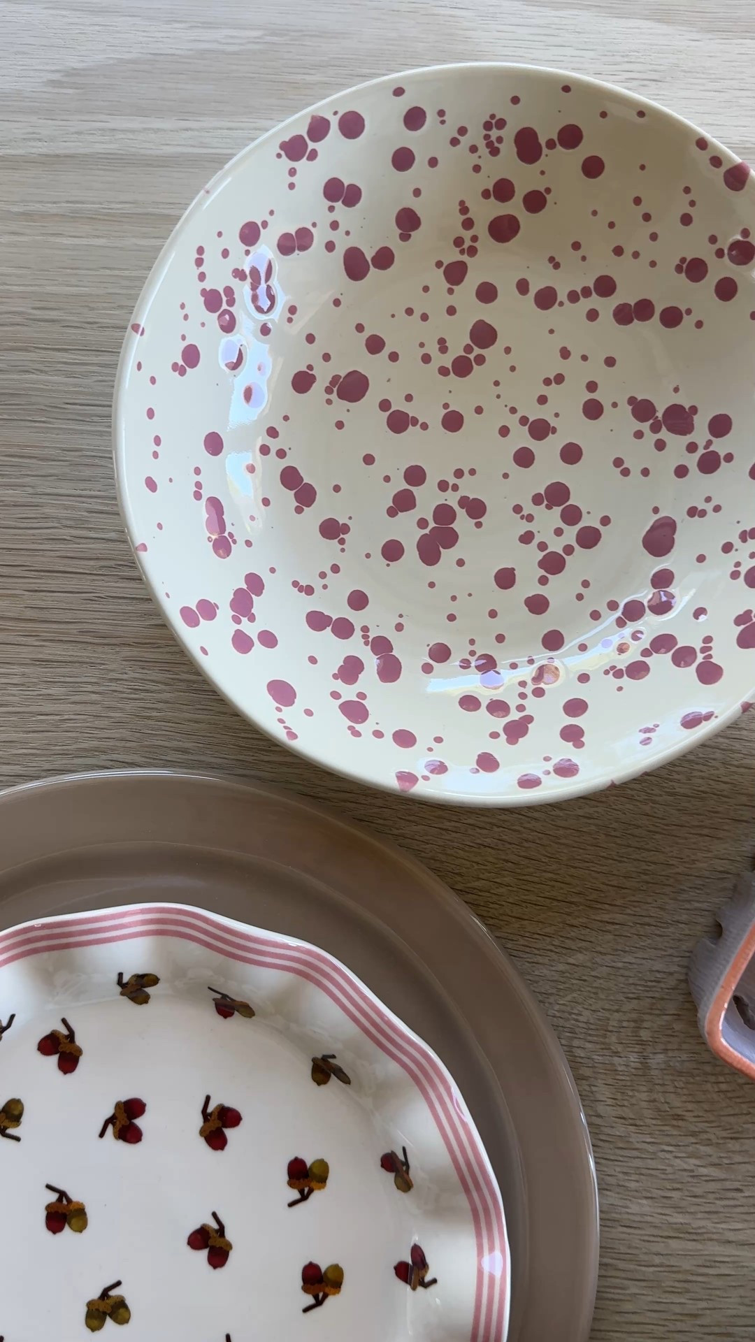 And by there, I mean Anthropologie! New plates and bowls. 