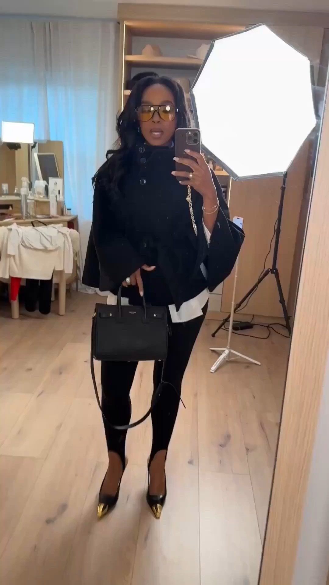 ✨ Effortlessly Polished, Luxe Layers

This all-black look is the definition of elevated everyday style. The structured coat adds instant polish, while sleek leggings and pointed heels keep the silhouette clean, sharp, and timeless. It’s the kind of outfit that feels put together without trying too hard — a true wear-on-repeat formula where the cost per wear keeps dropping.

Perfect for:
• Dinner plans
• City errands
• Travel days
• Casual meetings

📏 Sizing:
Top: Size Small
Leggings: Size Small
Heels: True to size

Classic black outfits like this are long-term wardrobe staples — easy to mix, layer, and restyle across seasons. Save this post to recreate later.

All-black outfit inspiration, elevated everyday style, polished casual look, classic black layering, chic travel outfit, capsule wardrobe staples, effortless neutral styling.

Follow me on Instagram and YouTube @kirasfashionfinds



#LTKgrwm #LTKvlog #LTKValentine