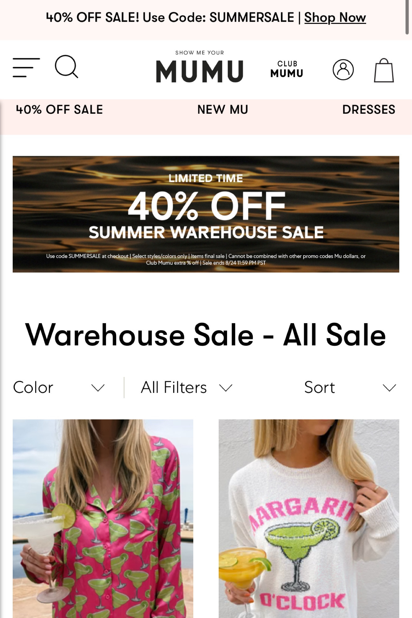 Show me your mumu summer sale picks! Code SUMMER SALE for 40% off! 

#LTKFindsUnder100 #LTKSaleAlert #LTKFindsUnder50