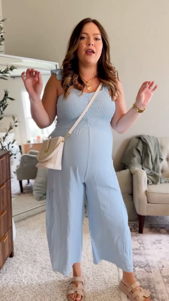 The cutest jumpsuit that’s non-maternity but fits the bump - sized up to an extra large (tried large and it will fit post baby but not with the bump / for maternity) other color options too. So comfy 

Follow my shop @kelsiekristine on the @shop.LTK app to shop this post and get my exclusive app-only content!

#LTKstyletip #LTKfindsunder50 #LTKbump
