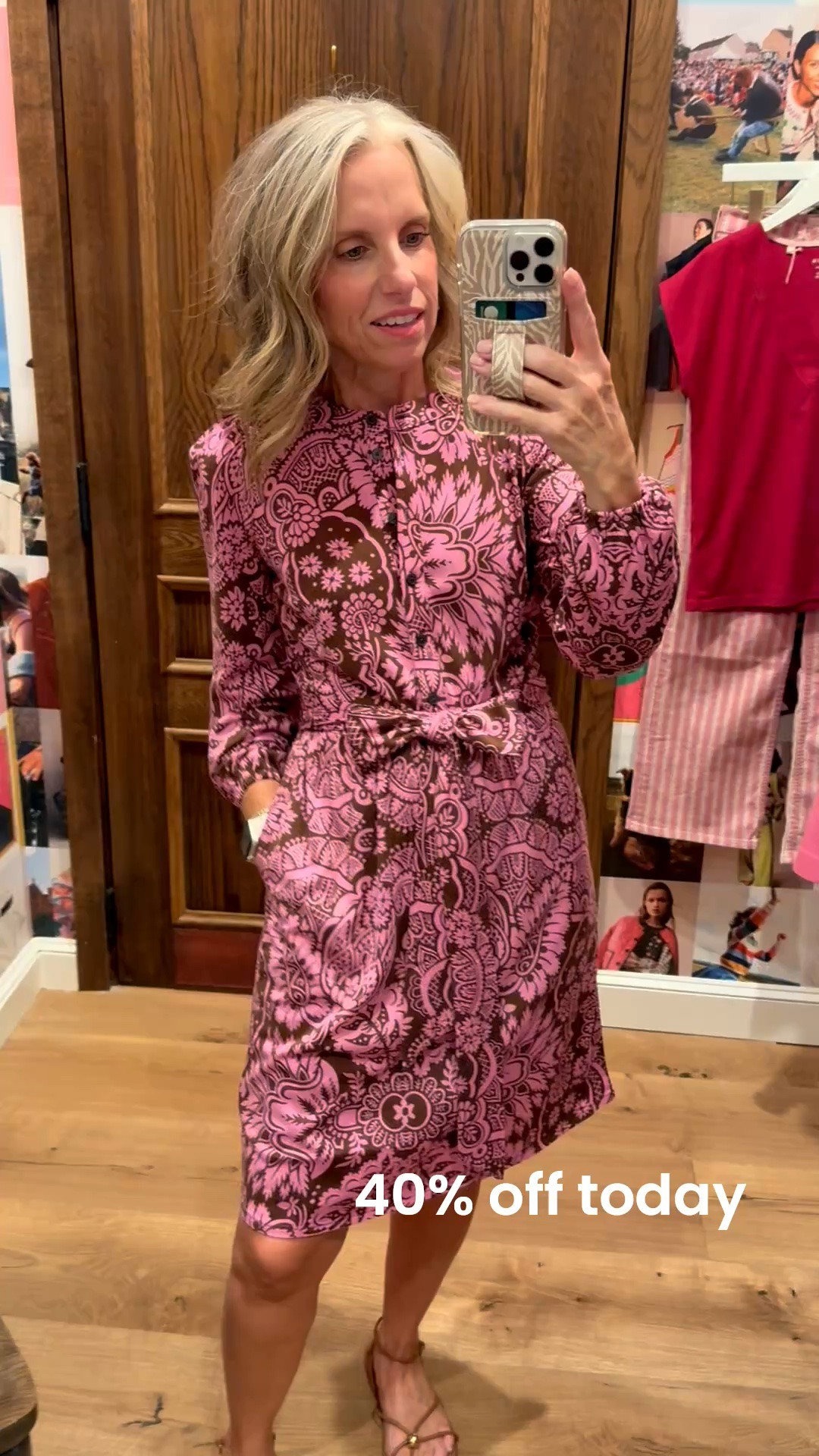 This dress is so cute and so comfy. Cute workwear look, teacher dress, church dress. 
40% off today. Wearing 2

#LTKootd #LTKOver40 #LTKSaleAlert
