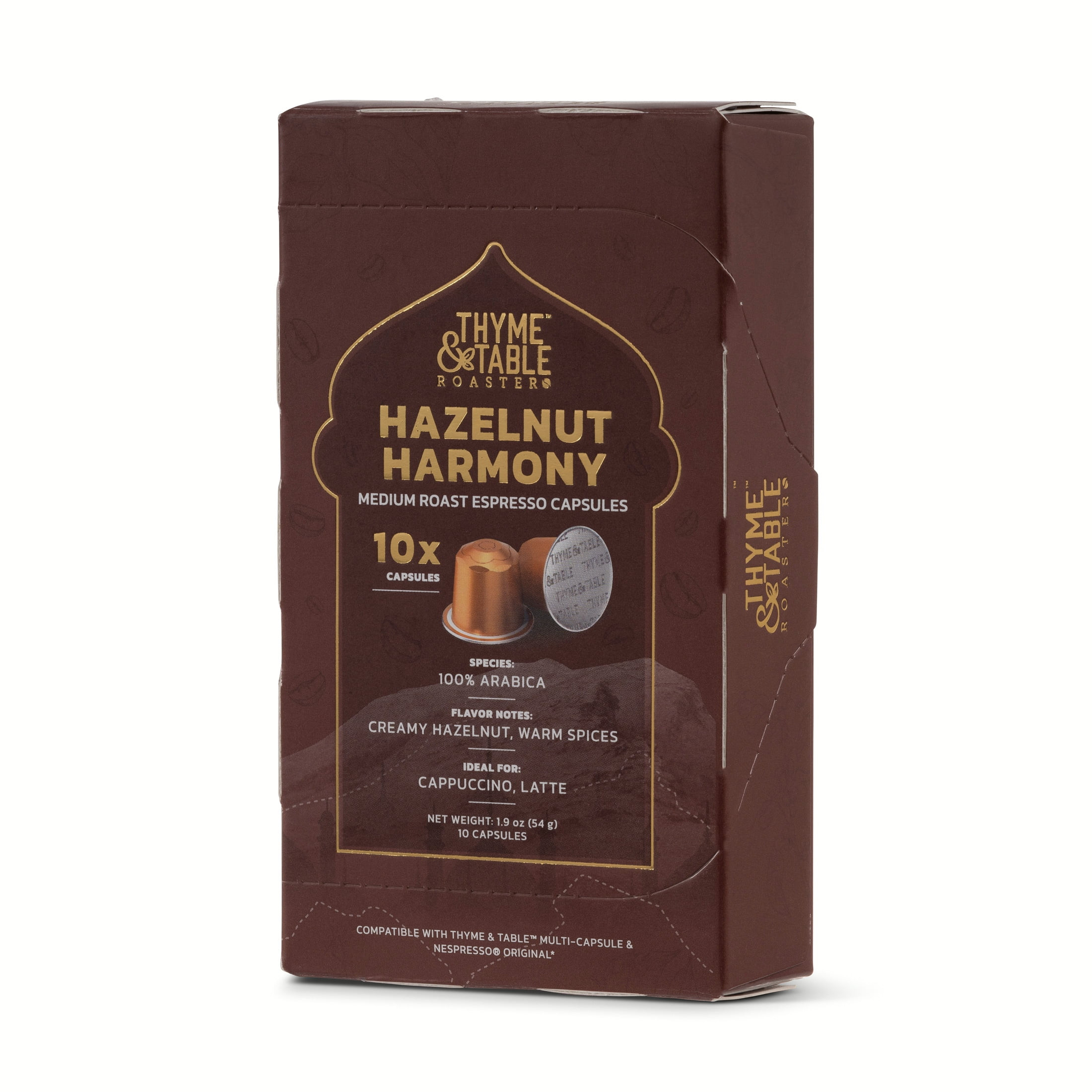 Thyme & Table Espresso Capsules, Medium Roast, Hazelnut Harmony | Walmart (US)