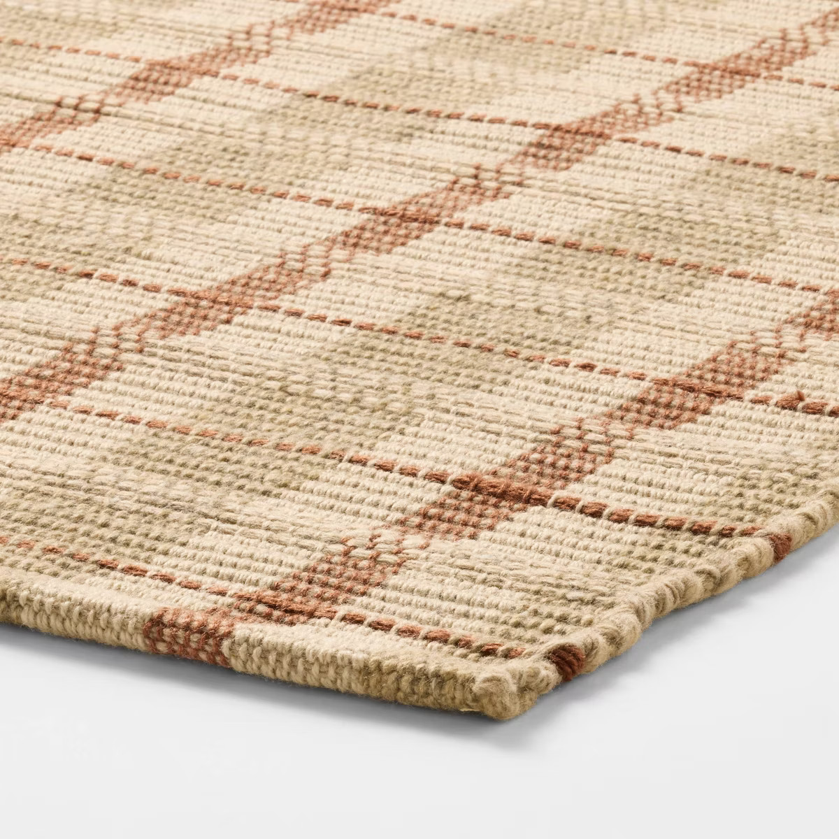 2'1"x3'2" Plaid Scatter Woven Accent Rug Brown - Threshold™ designed with Studio McGee | Target