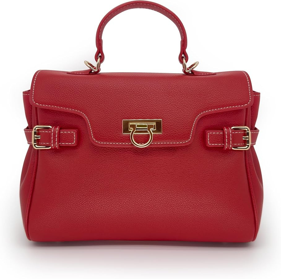 Women's Top Handle Handbag Satchel Purse Designer Shoulder Crossbody Bag | Amazon (US)